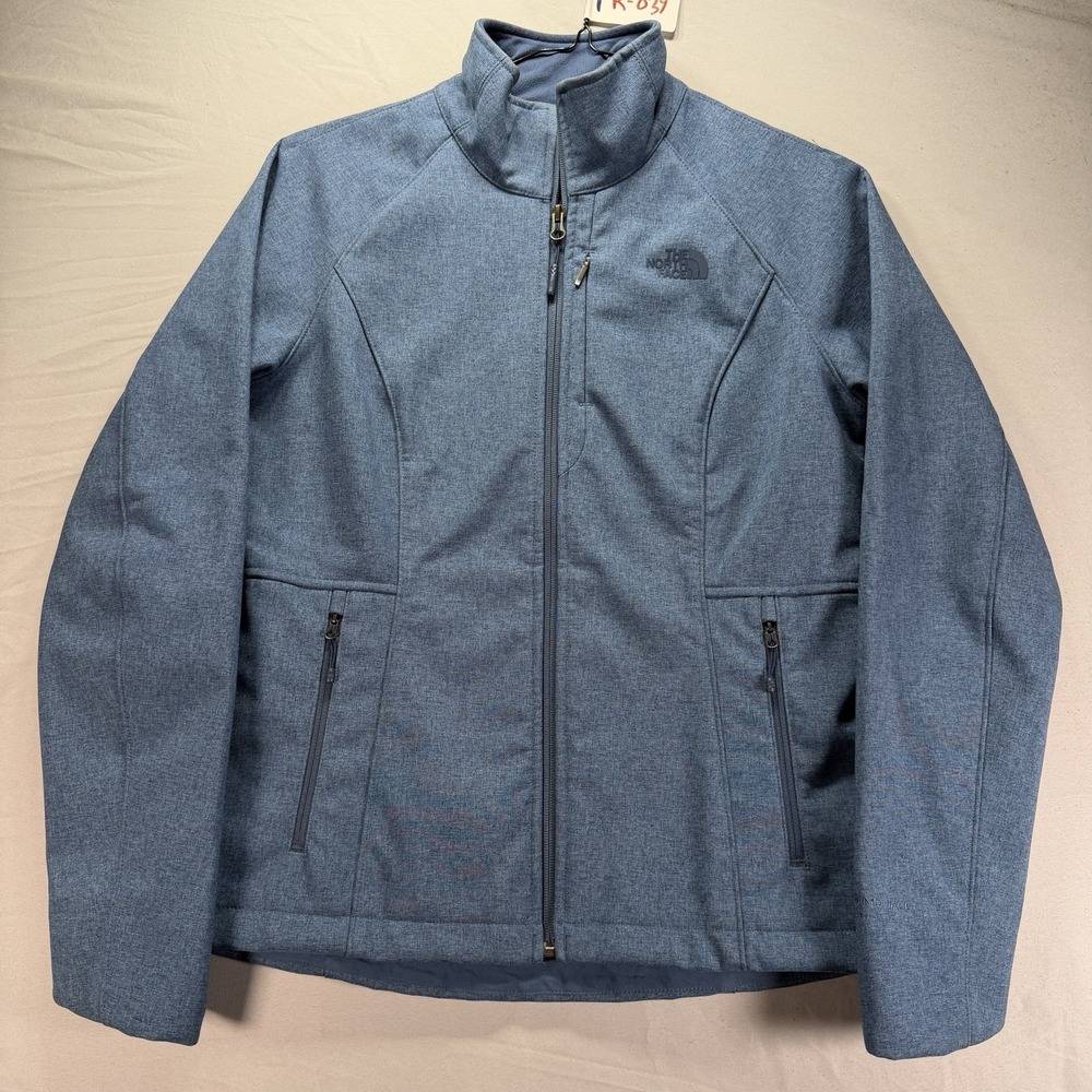 The North Face Jacket Womens Medium Blue Full Zip Windbreaker Zipper Pockets